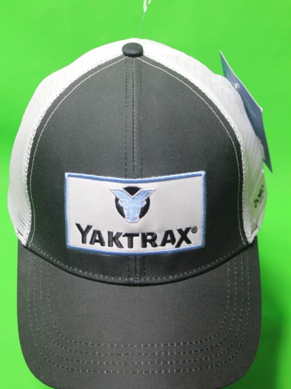 Men's Black and White Logo Trucker Hat